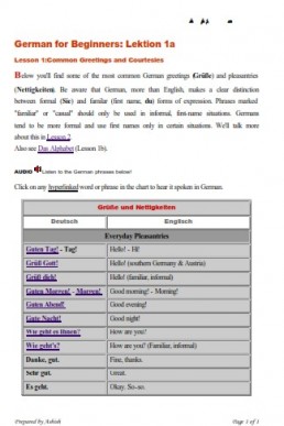 Downloading German For Beginners PDF - Dr Notes