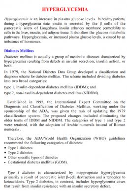 Classification of Diabetes Mellitus and Genetic Diabetic Syndromes ...