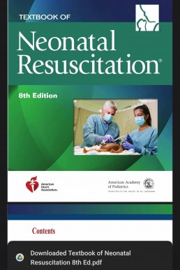 Textbook of Neonatal Resuscitation 8th Ed PDF - Dr Notes